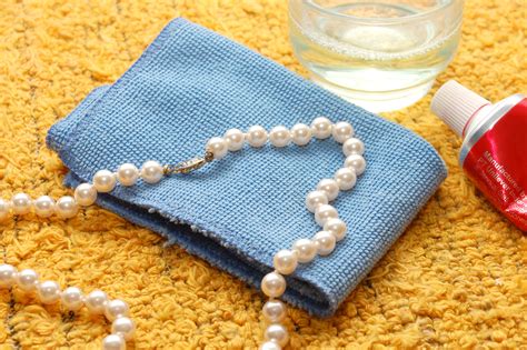 how to clean chanel pearl necklace|how to clean vintage pearls.